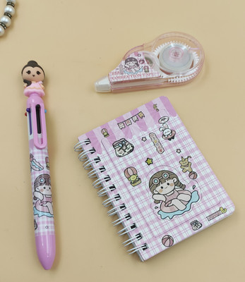 Paper Bear Kawaii Regular Diary Designer 80 Pages(Pink)