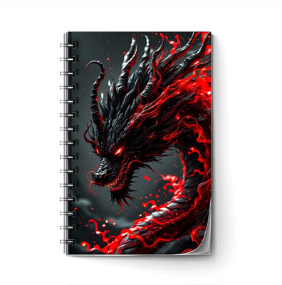 CreativePrintSolution Handcrafted, Selfmade A4 Notebook Single Rule 200 Pages(Multicolor)