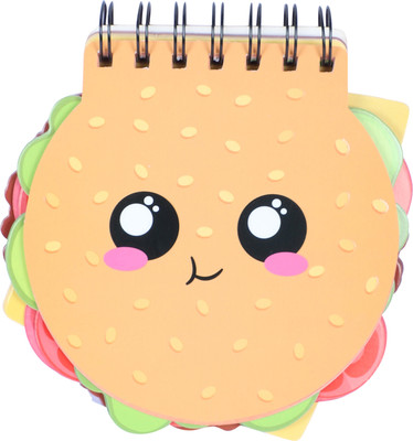 Urban Magic Burger Assorted Diary Ruled 70 Pages(Orange)