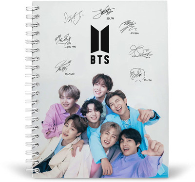 ShivaArts BTS A5 Diary 160 Pages(Multicolor)