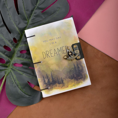 omar craft 1 A5 Diary Unrulled 200 Pages(Multicolor)