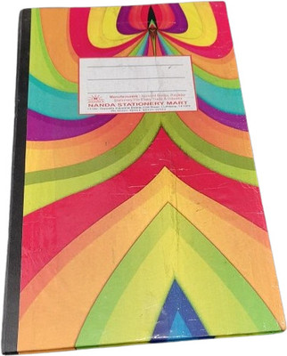 Nanda Handmade Regular Notebook NANDA RULLED REGISTER O/B 100 Pages(Multicolor, Pack of 3)
