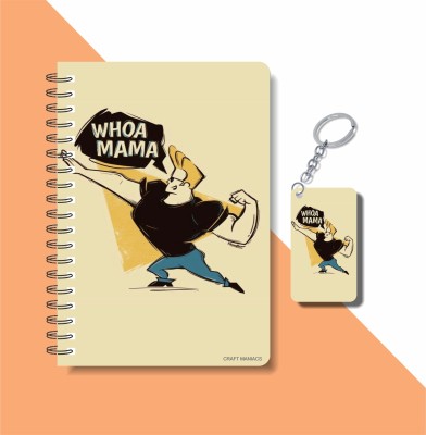 craft maniacs CARTOON NETWORK 2023 NOTEBOOK COLLECTION A5 Notebook RULED 160 Pages(Yellow)
