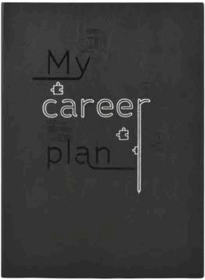 Pia Creations Black Diary A5 Diary Single Line Ruled 192 Pages(Black)
