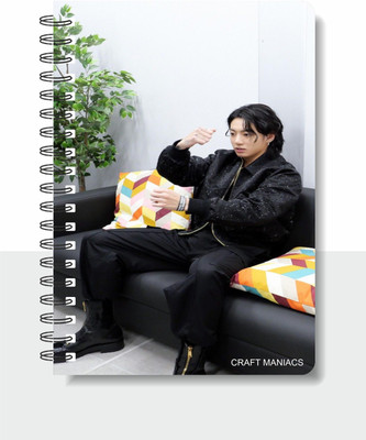 sabali BTS 2025 A5 Notebook Ruled 160 Pages(White)