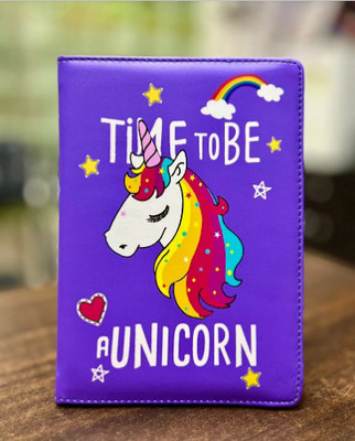 TRENDWAVE Unicorn Notebook A5 Notebook Single 180 Pages(Multicolor)