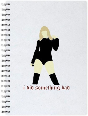 craft maniacs TAYLOR SWIFT COLLECTION A5 Diary RULED 160 Pages(White)
