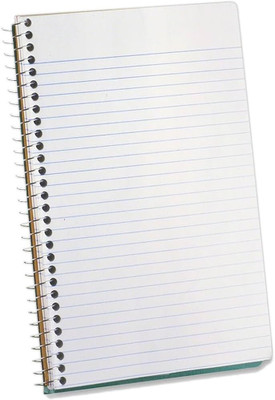 scruton spiral ruled A4 Notebook yes 400 Pages(White, Pack of 2)