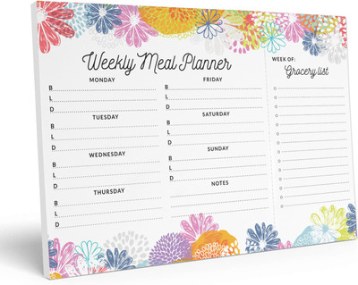 Inkdotpot Meal Planner Regular Planner Unruled 54 Pages(Multicolor)