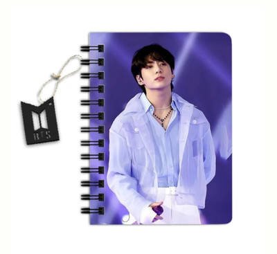 craft maniacs BTS 2023 NEW DIARY COLLECTION A5 Note Book RULED 160 Pages(White)