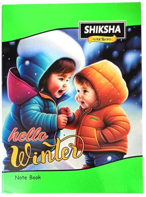 SHIKSHA Student Collection Regular Notebook Single ruled , Four line and 1 cm square 150 Pages(SMOOTH & WHITE, Pack of 10)