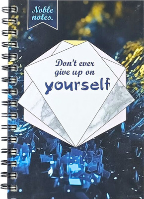 CRAFTOPIX Notebook A5 Diary Ruled 192 Pages(Black)