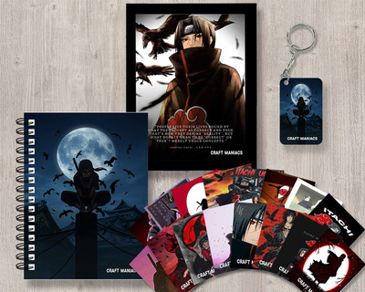 craft maniacs ITACHI UCHIHA GIFTING COMBO Pen Gift Set(Ink Color - Black)