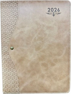 Scribelle dairy 2026 B5 Diary Single Rule 324 Pages(Tan)