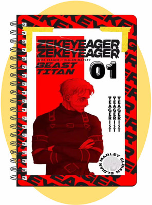 craft maniacs ATTACK ON TITANS COLLECTION A5 Notebook RULED 160 Pages(Multicolor)