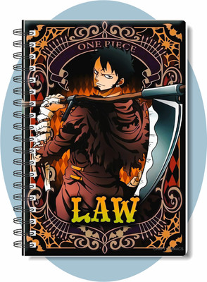 craft maniacs 2024 ONE PIECE DIARY A5 Diary RULED 160 Pages(Multicolor)