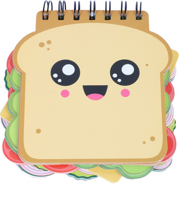 Urban Magic Sandwich themed Assorted Diary Ruled 70 Pages(Multicolor)