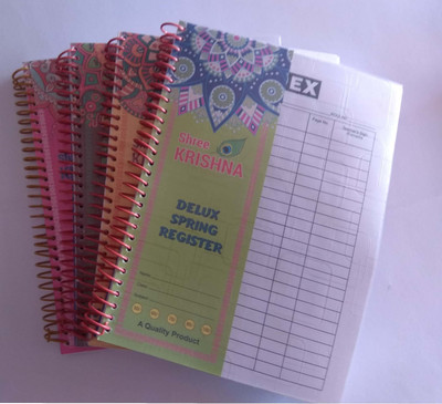 Shree Krishna eco-friendly A4 Notebook RULED 240 Pages(Multicolor, Pack of 4)