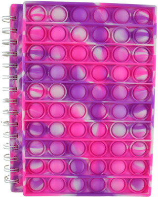 smily kiddos HANDMADE A5 Notebook RULED 160 Pages(Pink)