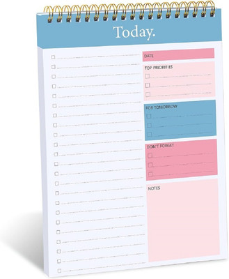 ArtBee Weekly planning Notebook Regular Planner Ruled 52 Pages(Blue)