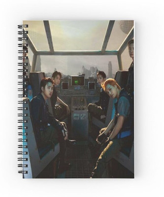 craft maniacs 2023 EXO KPOP DIARIES A5 Notebook RULED 160 Pages(Multicolor)