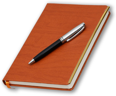 COI Special Executive Organizer Diary/Planner with Pen (Brown)… A5 Notebook Ruled 180 Pages(Brown)