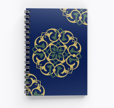 RJPRINTS RJ Prints A5 Notebook Unruled 160 Pages(Navy Blue)