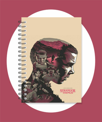 craft maniacs STRANGERTHINGS DIARY A5 Diary RULED 160 Pages(Multicolor)