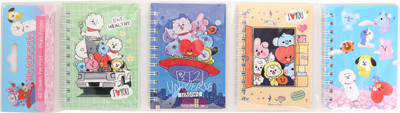 Quickoo Diary Mini Diary 30 Pages(Multicolor, Pack of 4)