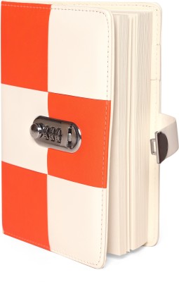 Wishbone NUMERICAL LOCK A5 Diary RULED 112 Pages(Orange)