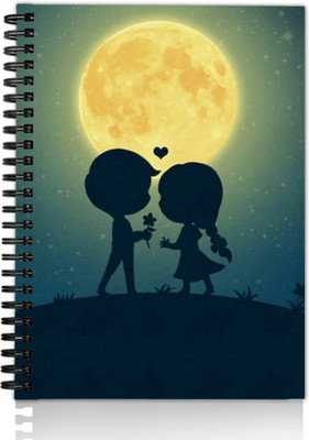 craft maniacs LOVE A5 Notebook RULED 160 Pages(Multicolor)