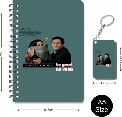 craft maniacs BROOKLYN NINE NINE COLLECTION A5 Notebook RULED 160 Pages(Multicolor)