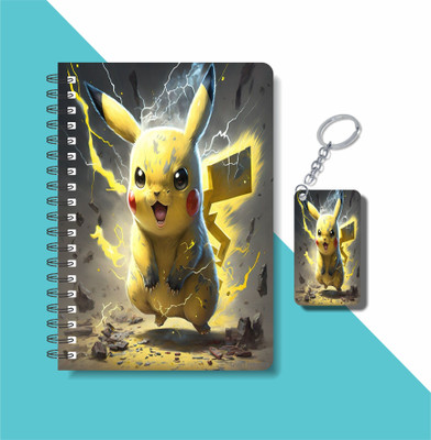 craft maniacs POKEMON 2023 NOTEBOOK COLLECTION A5 Notebook RULED 160 Pages(White)