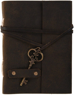 RSN Writing Notebook A5 Notebook Unruled 100 Pages(Brown)