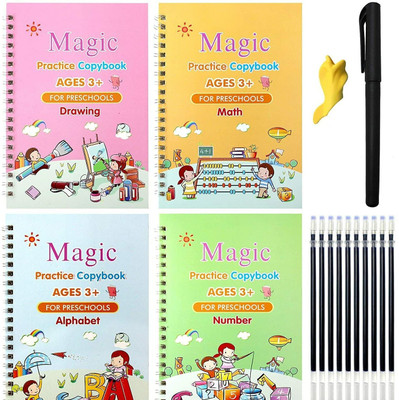 MOHAK Children's A5 Notebook SINGLE RULE 8 Pages(Multicolor, Pack of 4)