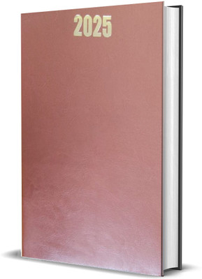 Greeshma New Year Diary with Monthly & Year Planner Regular Diary 2025 A5 Size 364 Pages(Maroon)