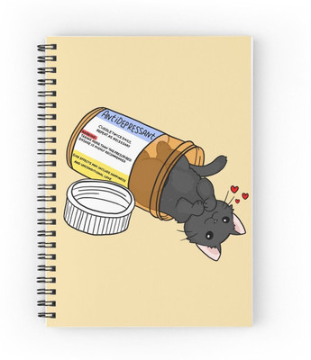 craft maniacs 2024 CAT COLLECTION A5 Notebook RULED 160 Pages(Multicolor)