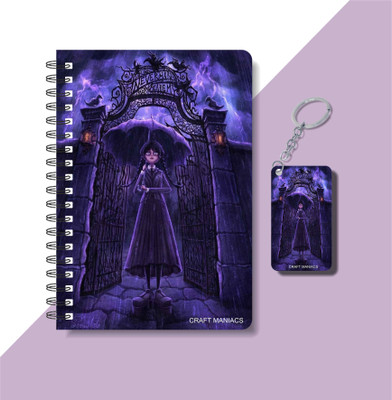 craft maniacs NOTEBOOKS A5 Notebook RULED 160 Pages(Purple)