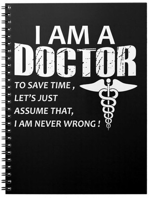 craft maniacs DOCTOR NURSE 2023 COLLECTION A5 Notebook RULED 160 Pages(Multicolor)