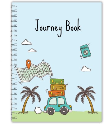 TimeWise Travel Journal For Adults and Kids, Journey Book A5 Journal Unruled 130 Pages(Green)