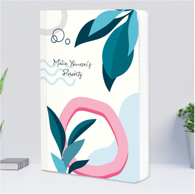 Jhingalala Notebook Diary I Paperback Floral Design Journal Diary For Girls I 90 GSM Paper A5 Diary Ruled 160 Pages(J0232)