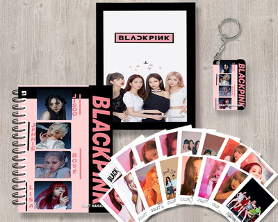 craft maniacs BLACKPINK GIFTING SET A5 Diary RULED 120 Pages(REDDD, Pack of 4)