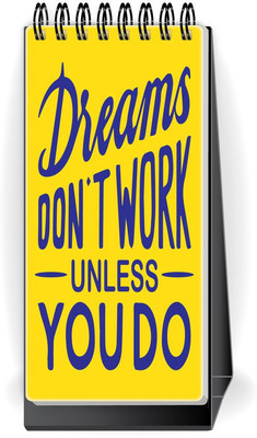 Nourish Desktop Standing To Do List Regular Desk Planner Ruled 50 Pages(DREAMSDONTWORK)