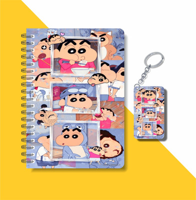 craft maniacs SHINCHAN 2023 NOTEBOOK COLLECTION A5 Diary RULED 160 Pages(White)
