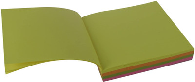 FRKB 5 x 5 Inch Multicolor Tear-Off Notepad Organizer Writing Notes Pocket-size Note Pad Unruled 220 Pages(Multicolor)