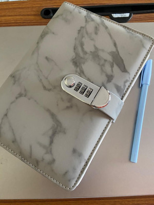 AONEPTER TO DO LIST Regular Diary RULED 200 Pages(White)