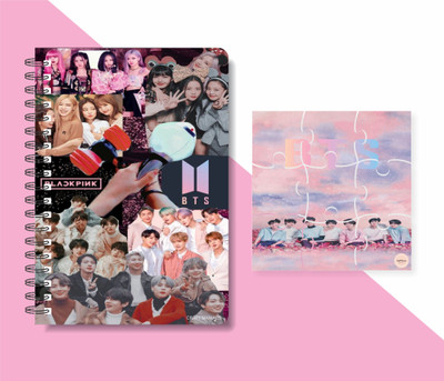 craft maniacs DIARY & PUZZLE A5 Notebook RULED 160 Pages(DANCE STUDIO)
