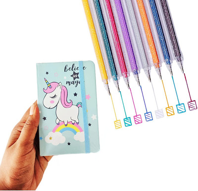 littlewish unicorn A2 Diary unicorn diary 100 Pages(Multicolor)