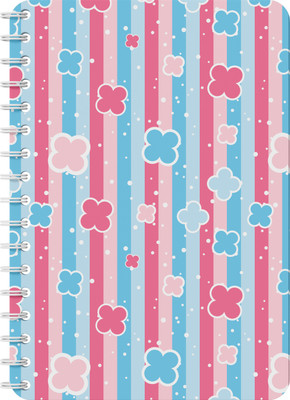 The Papier Ocean Undated Daily Productivity Tracker and Task Organizer A5 Planner Ruled 160 Pages(Azalea Pink & Alaskan Blue)
