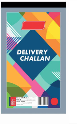 Brightstar Delivery Challan 50 Sets(50 Printed + 50 Printed + 50 Plain) (Pack of 1) Book-size Delivery Challan Triplate 50 Pages(White)